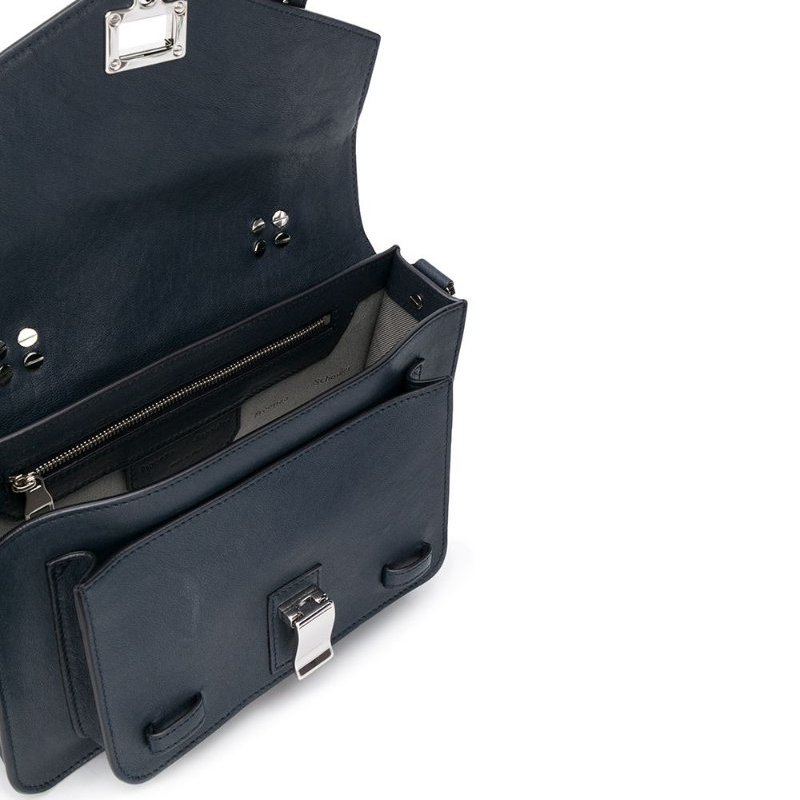 Proenza Schouler H00091小羊皮 PS1 Tiny 包 深藍色-5