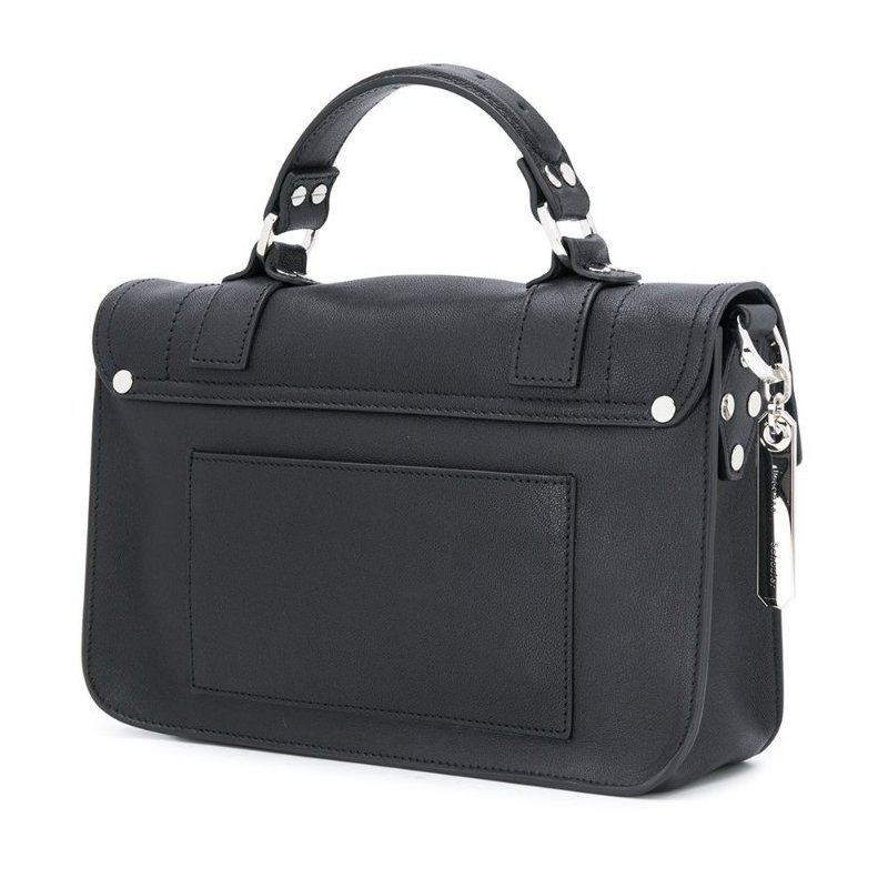Proenza Schouler H00091小羊皮 PS1 Tiny 包 黑色-3