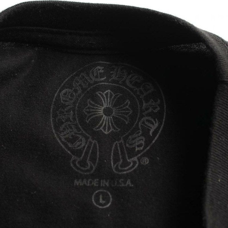 【日本直送】 horseshoe T-shirt Crew neck back print cotton black white-2