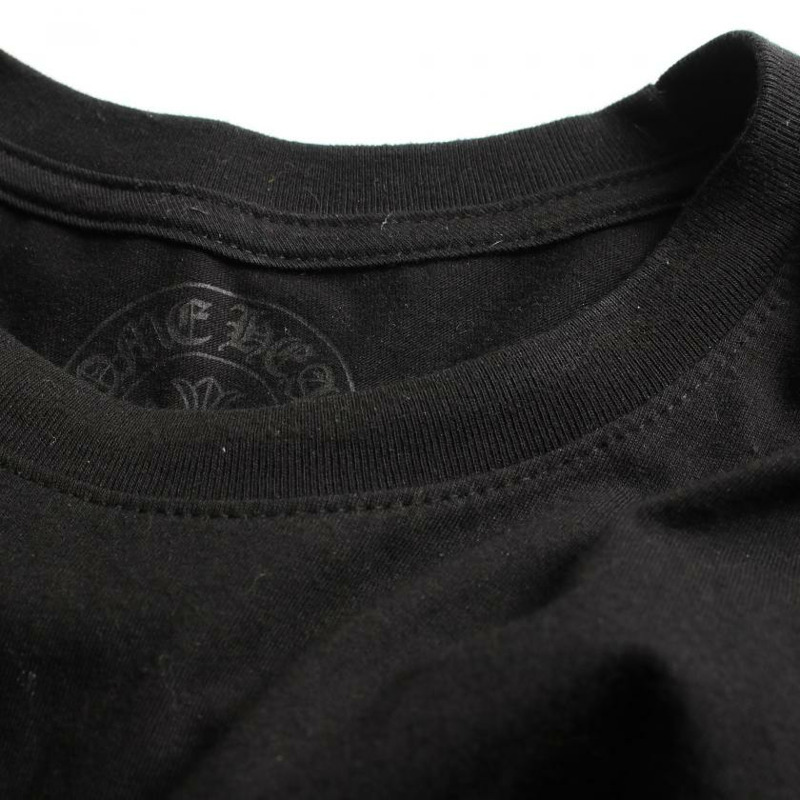 【日本直送】 horseshoe T-shirt Crew neck back print cotton black white-4