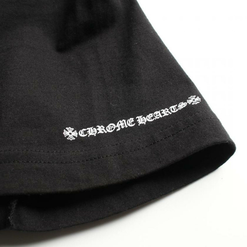 【日本直送】 horseshoe T-shirt Crew neck back print cotton black white-5