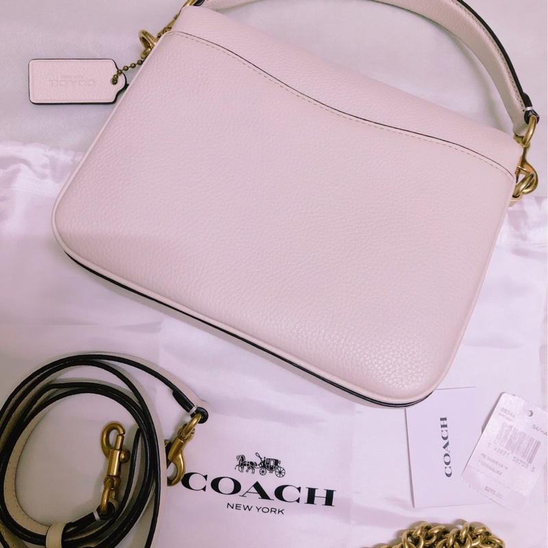 Coach Cassie19 郵差側背包 肩背包 手提包 粉筆白-7
