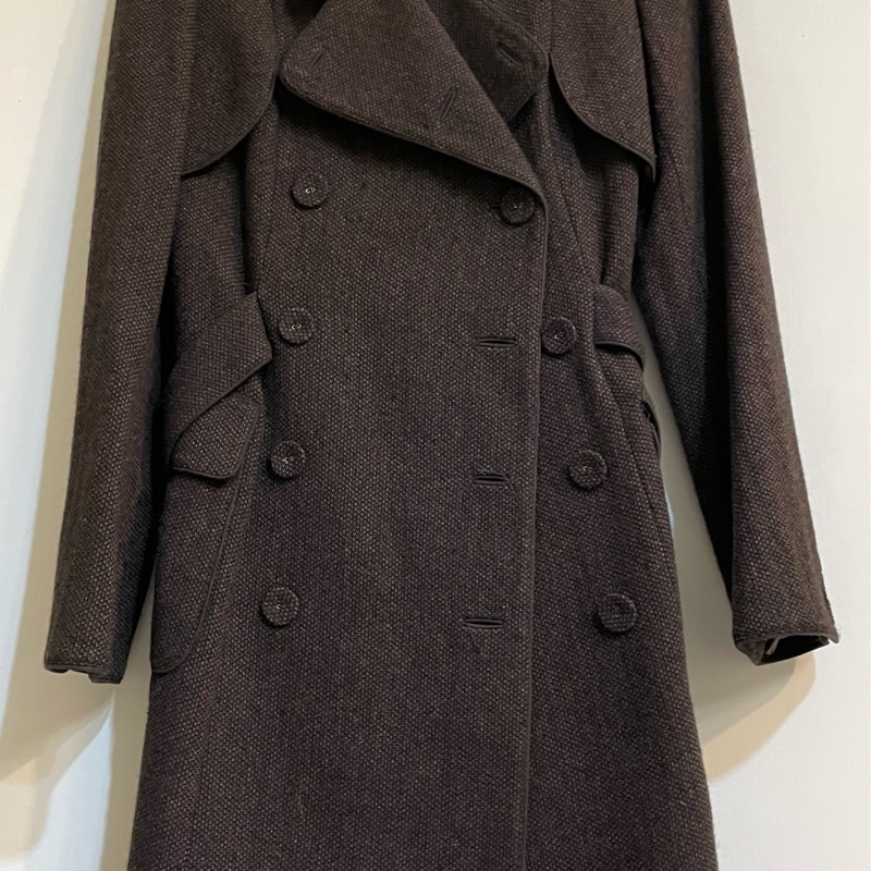 合身女用長大衣-0