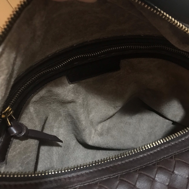 Bottega Veneta BV慵懶編織包/大郵差包🌠美拉德色🌠肩背/側背/手提/斜背🌠正品🌠況好🌠背帶可2段式調整-12