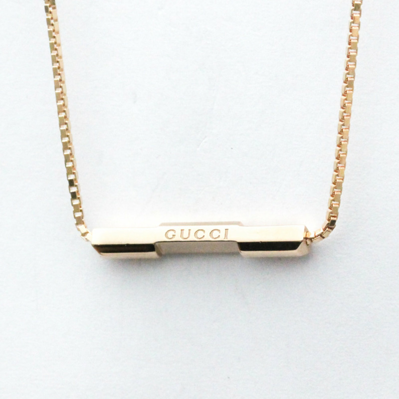 【日本直送】Gucci Link To Love 項鍊 玫瑰金（18K）無石 男士、女士時尚吊墜項鍊（玫瑰金）-0