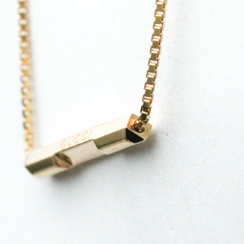 【日本直送】Gucci Link To Love 項鍊 玫瑰金（18K）無石 男士、女士時尚吊墜項鍊（玫瑰金）-1
