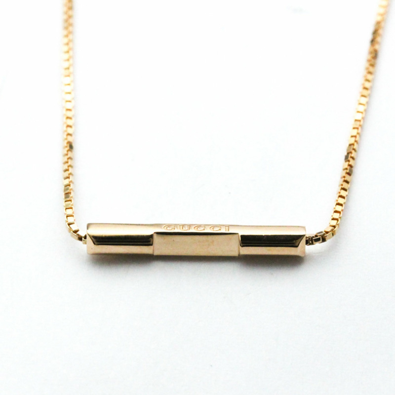 【日本直送】Gucci Link To Love 項鍊 玫瑰金（18K）無石 男士、女士時尚吊墜項鍊（玫瑰金）-3