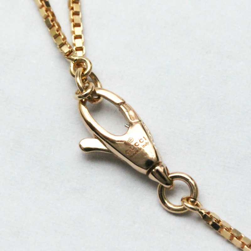 【日本直送】Gucci Link To Love 項鍊 玫瑰金（18K）無石 男士、女士時尚吊墜項鍊（玫瑰金）-7