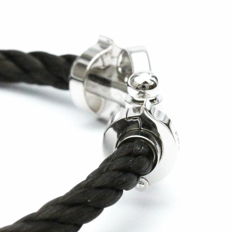 【日本直送】Fred Force 10 大不銹鋼、白金 (18K) 無石吊飾手鍊銀色-5