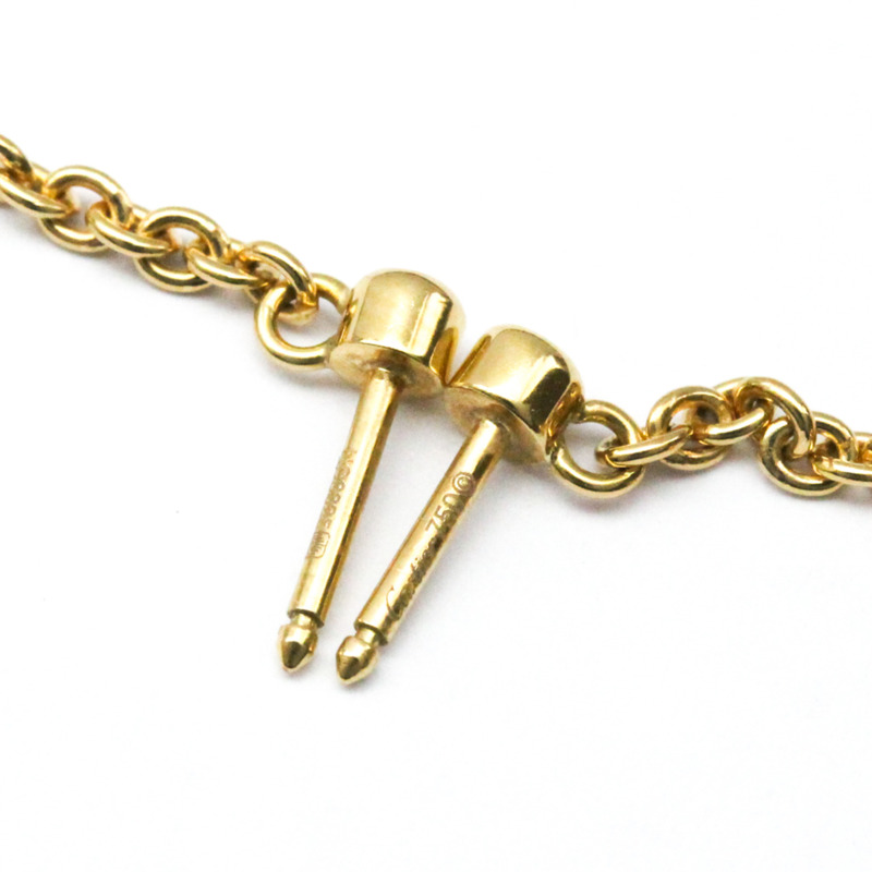 【日本直送】卡地亞 Trinity De Cartier 鑽石玫瑰金 (18K)、白金 (18K)、黃金 (18K) 吊式耳環 金-7