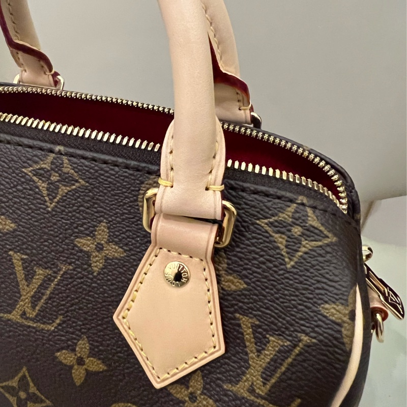 客訂 LV speedy 20 粉橘背帶-9