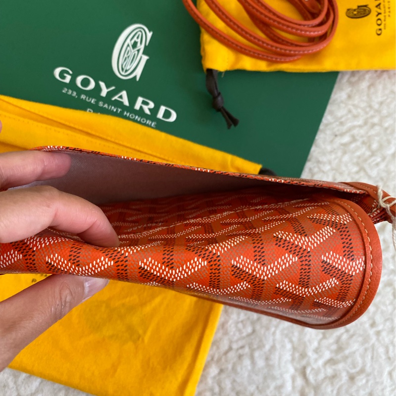 全新信封包plumet ✅經典永不退流行 爆款 排隊 三層手工 繪製 側背-9