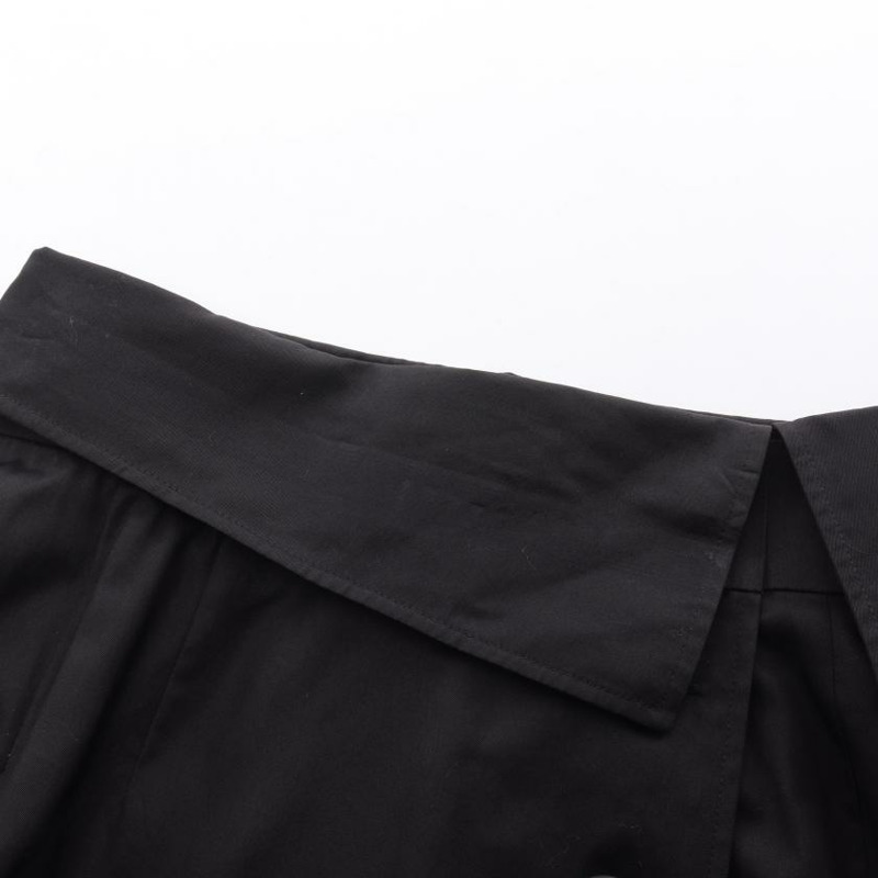 【日本直送】 Pre-owned Christian Dior wrap skirt front button black-8
