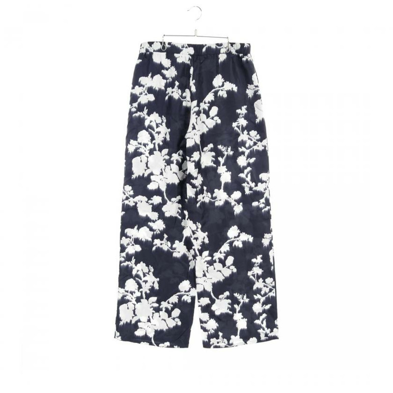 【日本直送】 Tenzone floral Pants silk Navy white-1