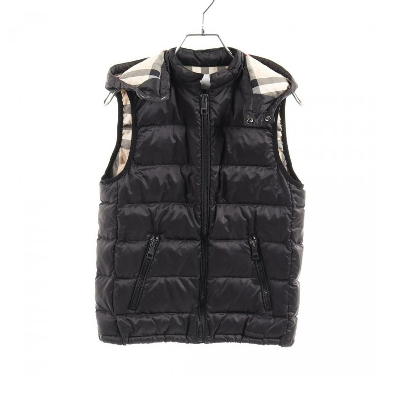 【日本直送】 Pre-owned BURBERRY down vest black kids-0