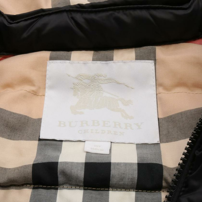 【日本直送】 Pre-owned BURBERRY down vest black kids-2
