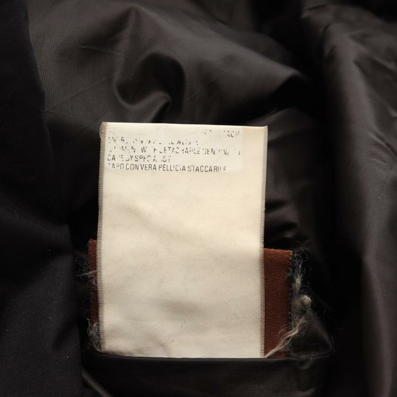 【日本直送】 Pre-owned MONCLER Down jacket black brown tag-4
