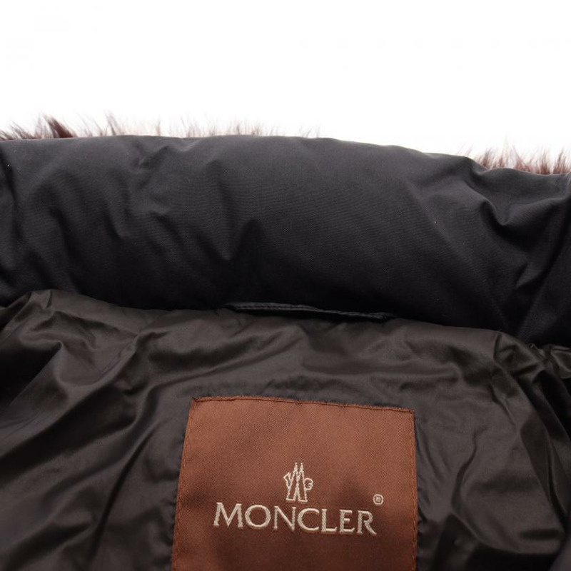 【日本直送】 Pre-owned MONCLER Down jacket black brown tag-5