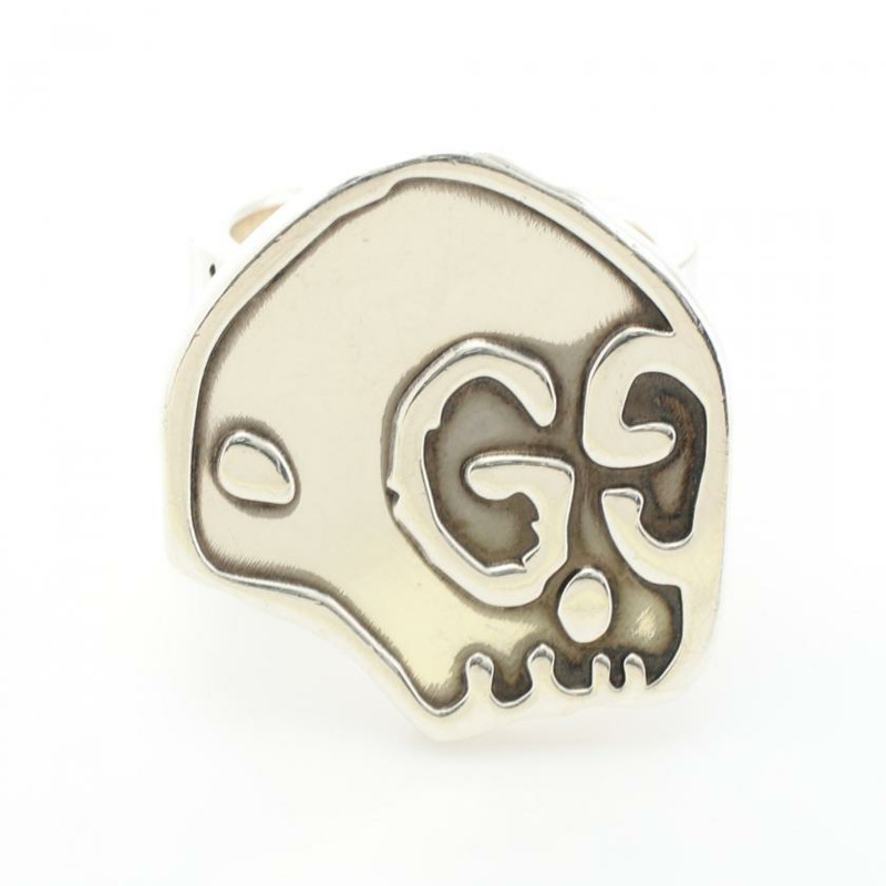 【日本直送】 ring ring skull SV925 Silver-0