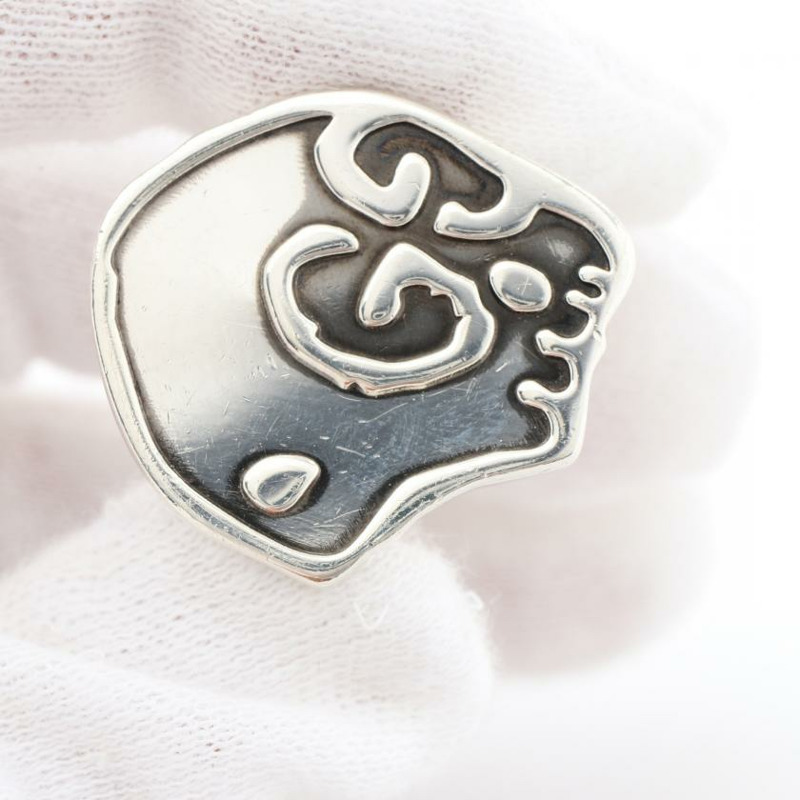 【日本直送】 ring ring skull SV925 Silver-6