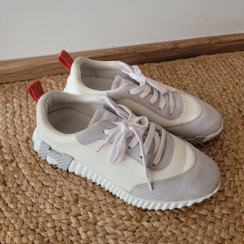 愛馬仕經典H logo運動休閒鞋-0