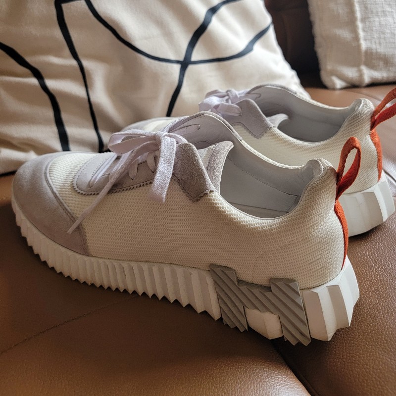 愛馬仕經典H logo運動休閒鞋-2