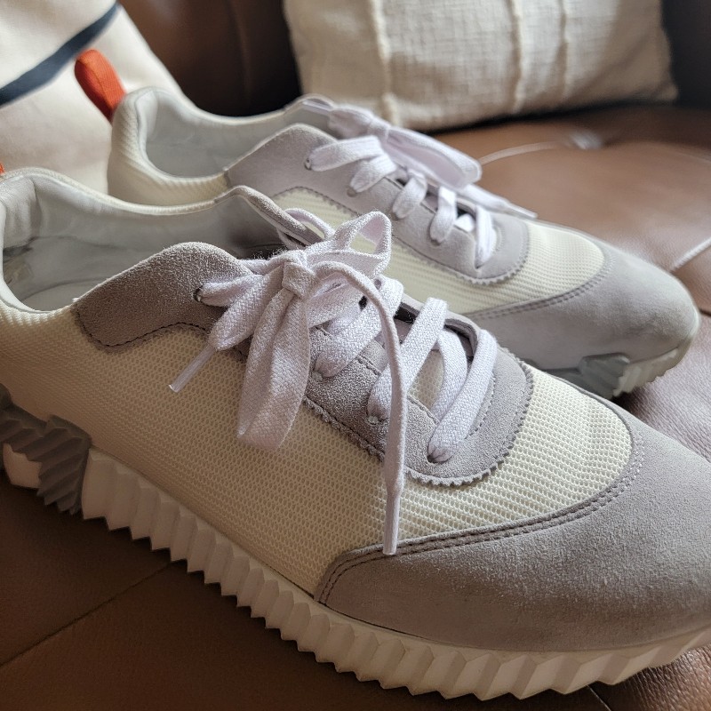 愛馬仕經典H logo運動休閒鞋-4