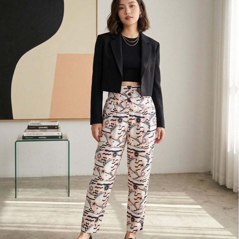 Chanel香奈兒專櫃正品秀款長褲 38號 全新-2