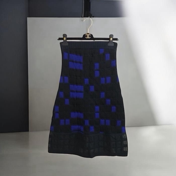 Chanel正品兩穿秀款短洋裝美裙 38號 XS-S適穿-5