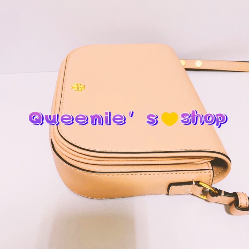 Tory burch Emerson經典LOGO防刮皮革肩背斜背包-6