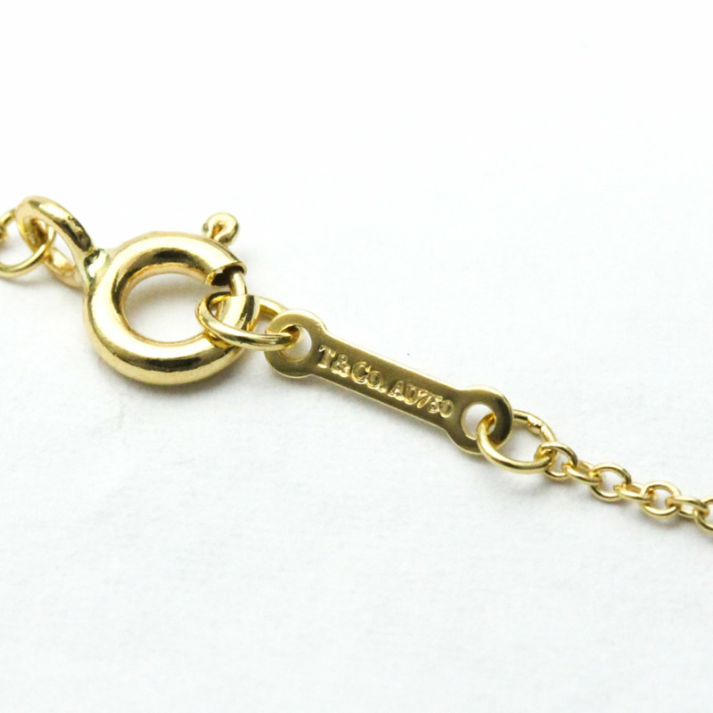 【日本直送】蒂芬妮橄欖葉紫水晶項鍊黃金（18K）紫水晶男士、女士時尚吊墜項鍊（金色）-7