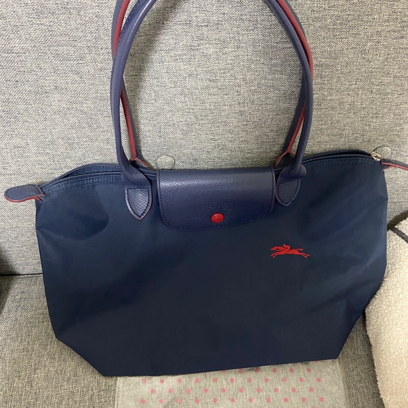 Longchamp 長柄S 70週年紀念版 Le Pliage 刺繡款尼龍包-5