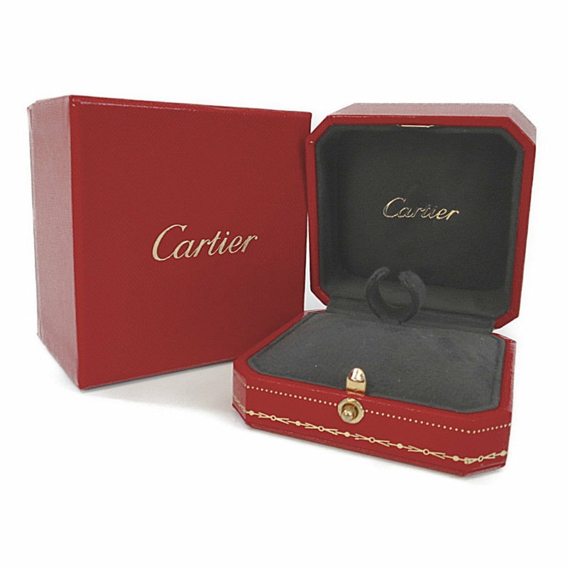 【日本直送】卡地亞 Love Love 戒指 白金 (18K) 時尚無石戒指 銀色-9