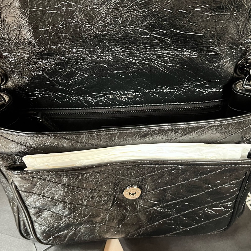 全新YSL Niki黑色黑鍊 YSL包包 YSLniki-5