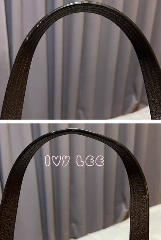 GUCCI 復古單肩托特包 GG 帆布皮革 113017 棕色 手提包 二手精品-11