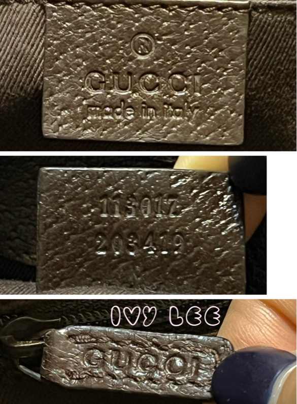 GUCCI 復古單肩托特包 GG 帆布皮革 113017 棕色 手提包 二手精品-13