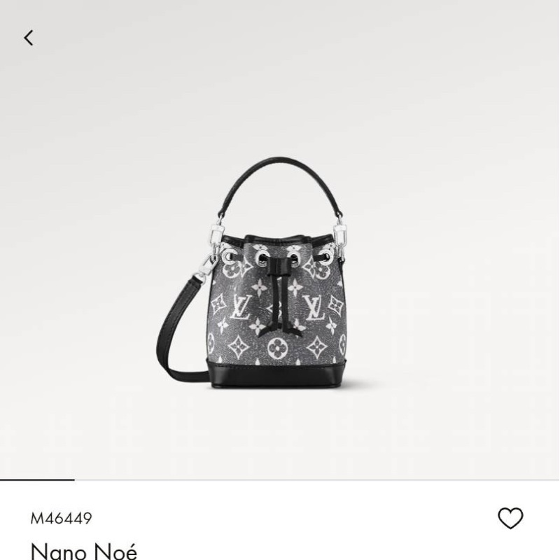 LV 🖤 牛仔小水桶 Nano Noe 迷你水桶包/肩背包/手提包（九成新）M46449-0