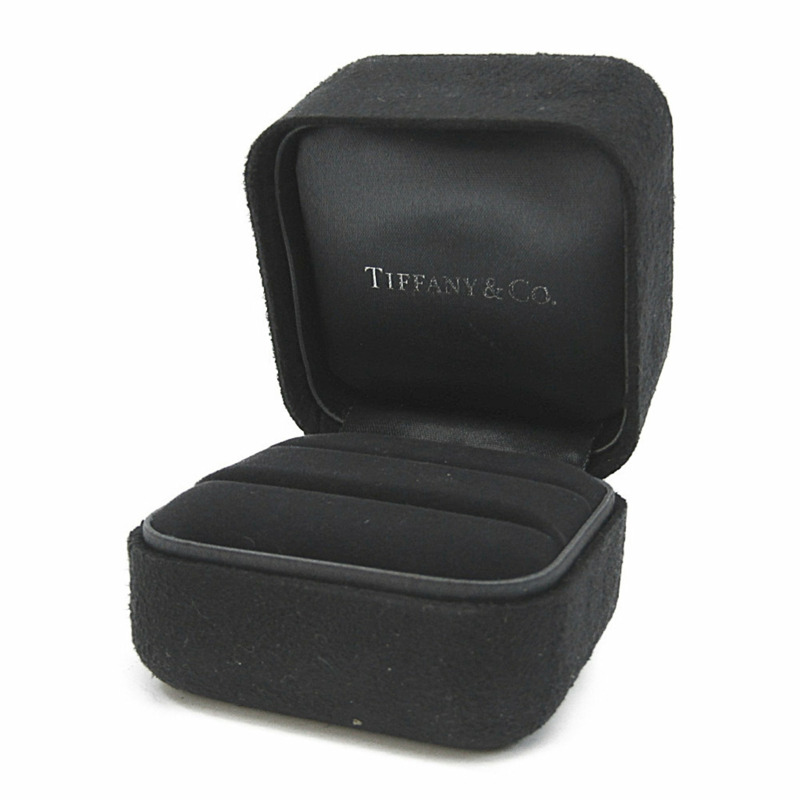 【日本直送】蒂芬妮弧形戒環鑽石戒指 鉑金時尚鑽石戒指-8