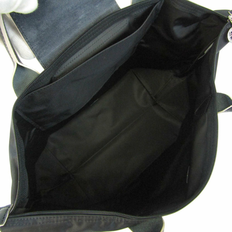 【日本直送】Longchamp Pliage Club Hand M L1623619001 女用尼龍、皮革手提包黑色-2