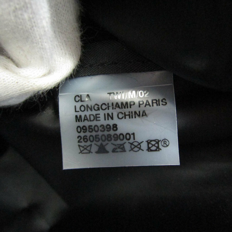 【日本直送】Longchamp Le Pliage 2605089 女式尼龍、皮革手提包 黑色、棕色-9