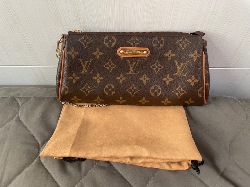 Louis Vuitton Eva LV 肩背 斜背包 附斜背帶 保證正品-1