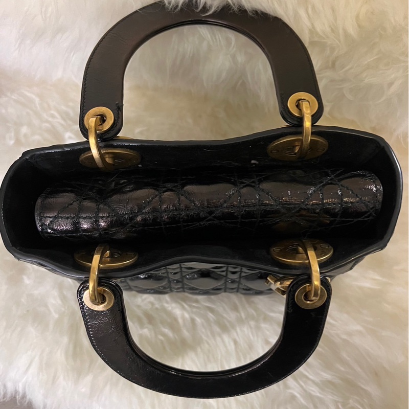 小號Lady Dior/黛妃包 附原本保證卡，收據-5