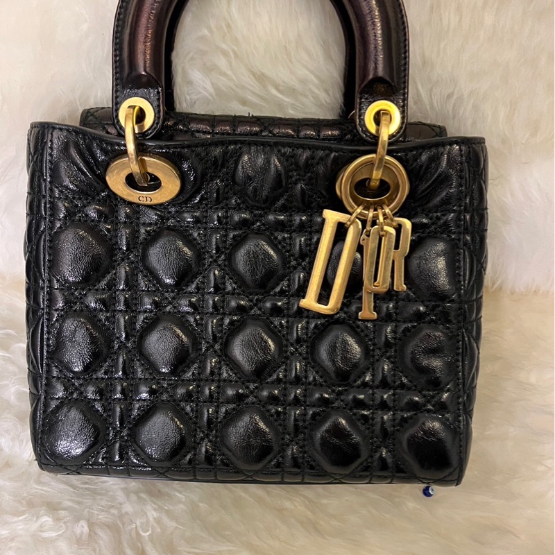 小號Lady Dior/黛妃包 附原本保證卡，收據-10
