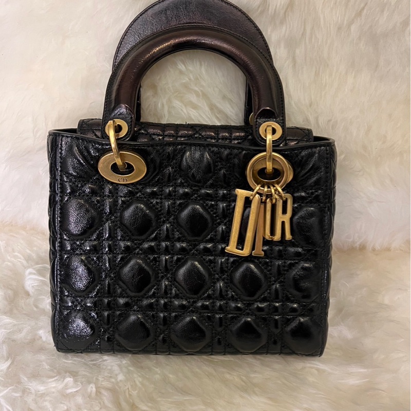 小號Lady Dior/黛妃包 附原本保證卡，收據-12