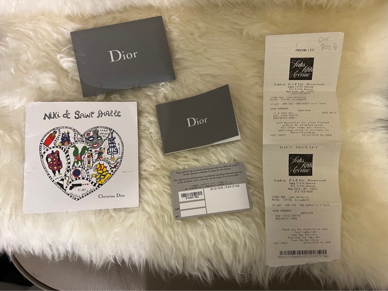 小號Lady Dior/黛妃包 附原本保證卡，收據-22