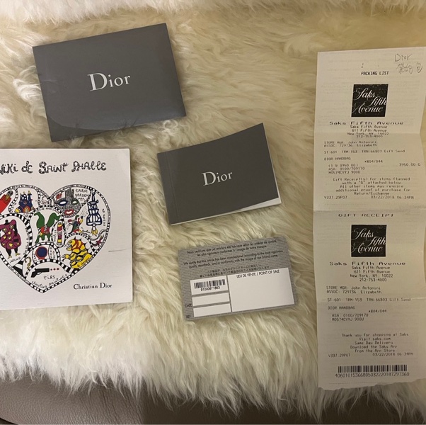 小號Lady Dior/黛妃包 附原本保證卡，收據-24