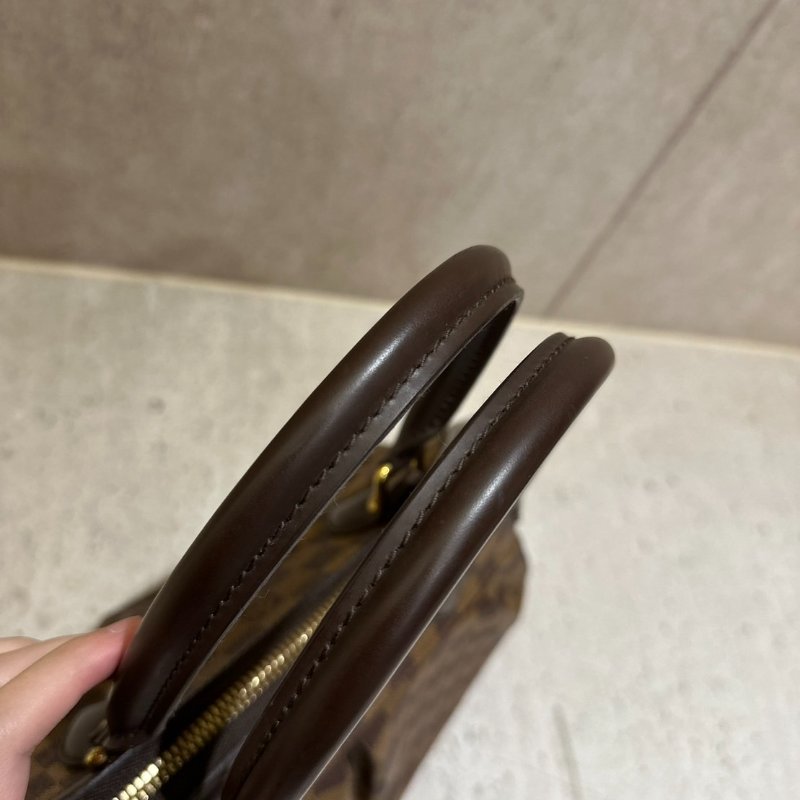 LV N51997 經典Damier 棋盤格帆布拉鍊手提/肩背包-2