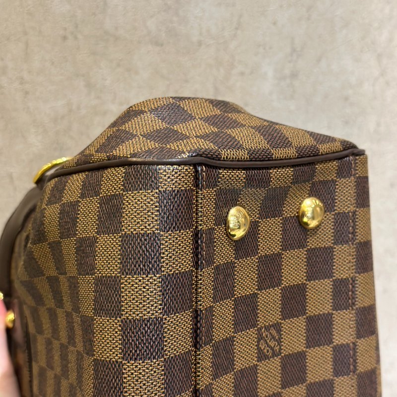 LV N51997 經典Damier 棋盤格帆布拉鍊手提/肩背包-8