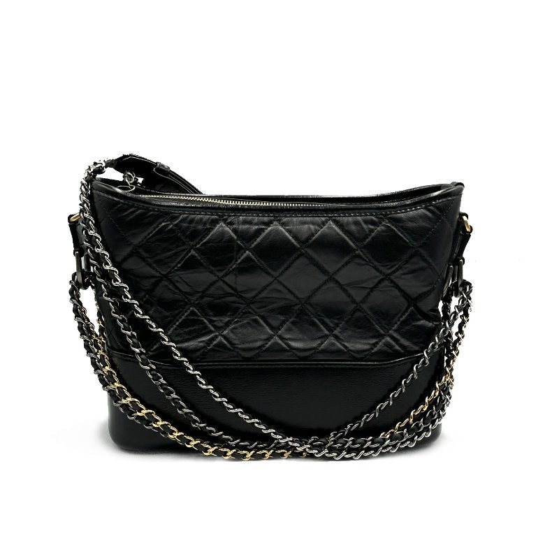 CHANEL 雙鍊條流浪包 - 新中號-1