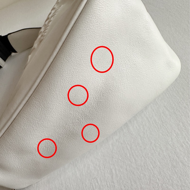 便宜賣PRADA 牛皮三角包 手拿包 可手拿附肩背帶可肩背-8